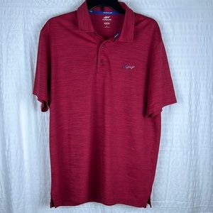 Greg Norman Men’s Polo, Size Large, Burgundy